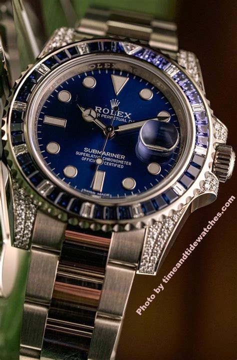 diamond dial rolex submariner|Rolex Submariner diamond sapphire bezel.